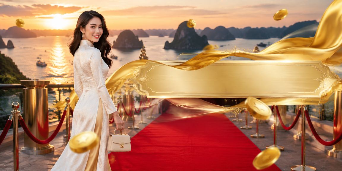 Phong cảnh vịnh Hạ Long kết hợp trải nghiệm VIP bonus và Jackpot tại 88d trên thiết bị di động
